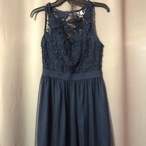 Navy blue dress